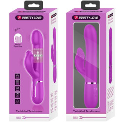 Pretty Love - Vibrateur Rabbit Perles Violet